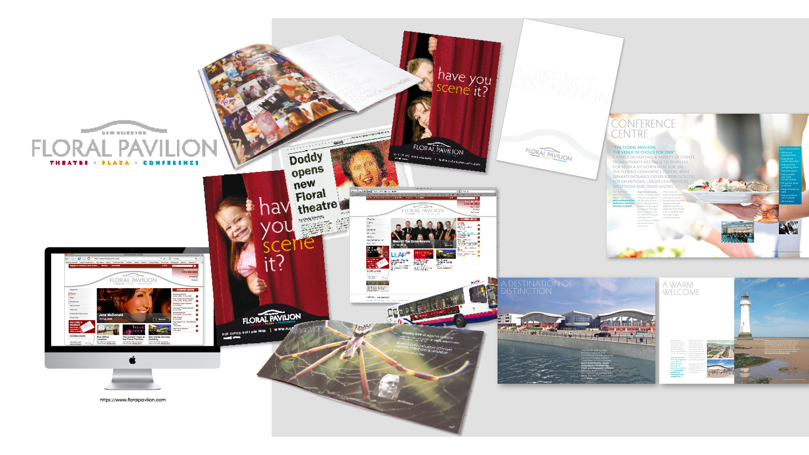 Floral Pavilion - Brand development, application, website and marketing