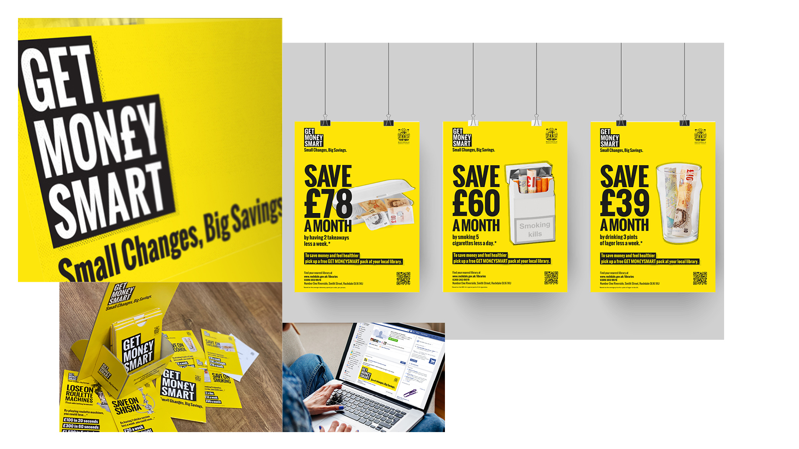 Get Money Smart Campaign Identity and marketing collateral