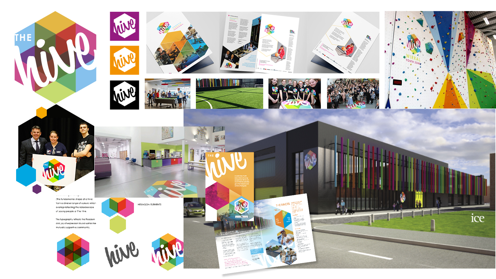 Hive Youth Centre Brand Creation and application