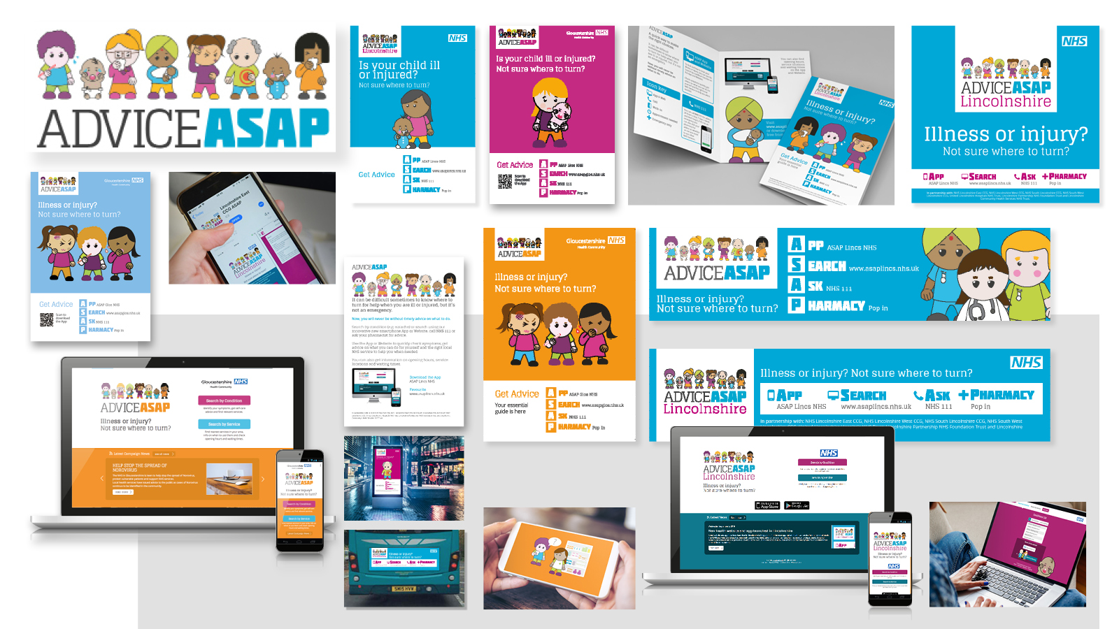 ASAP - A&E Demand Reduction campaign, app, website and marketing